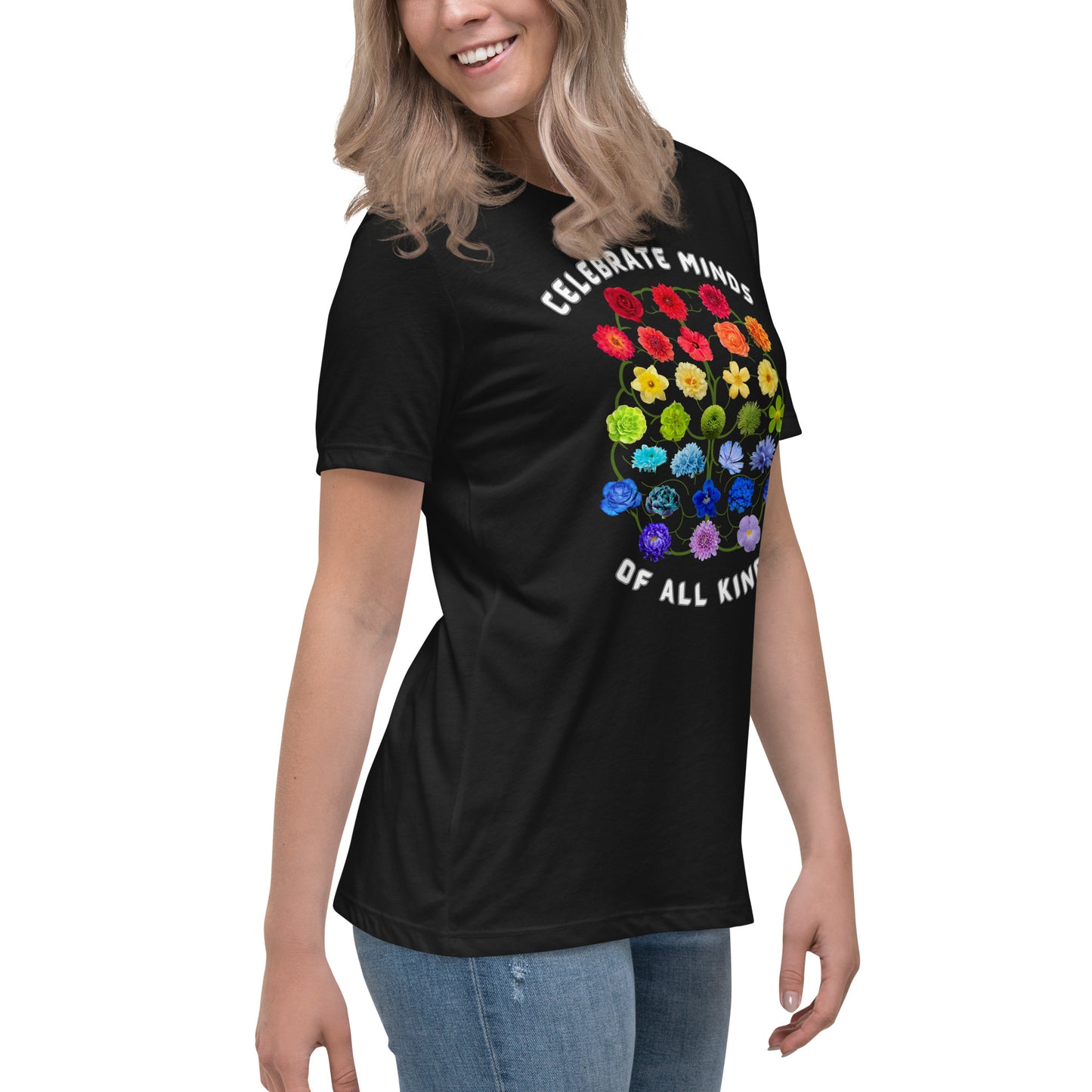 Celebrate Minds Of All Kinds Women's Relaxed T-Shirt