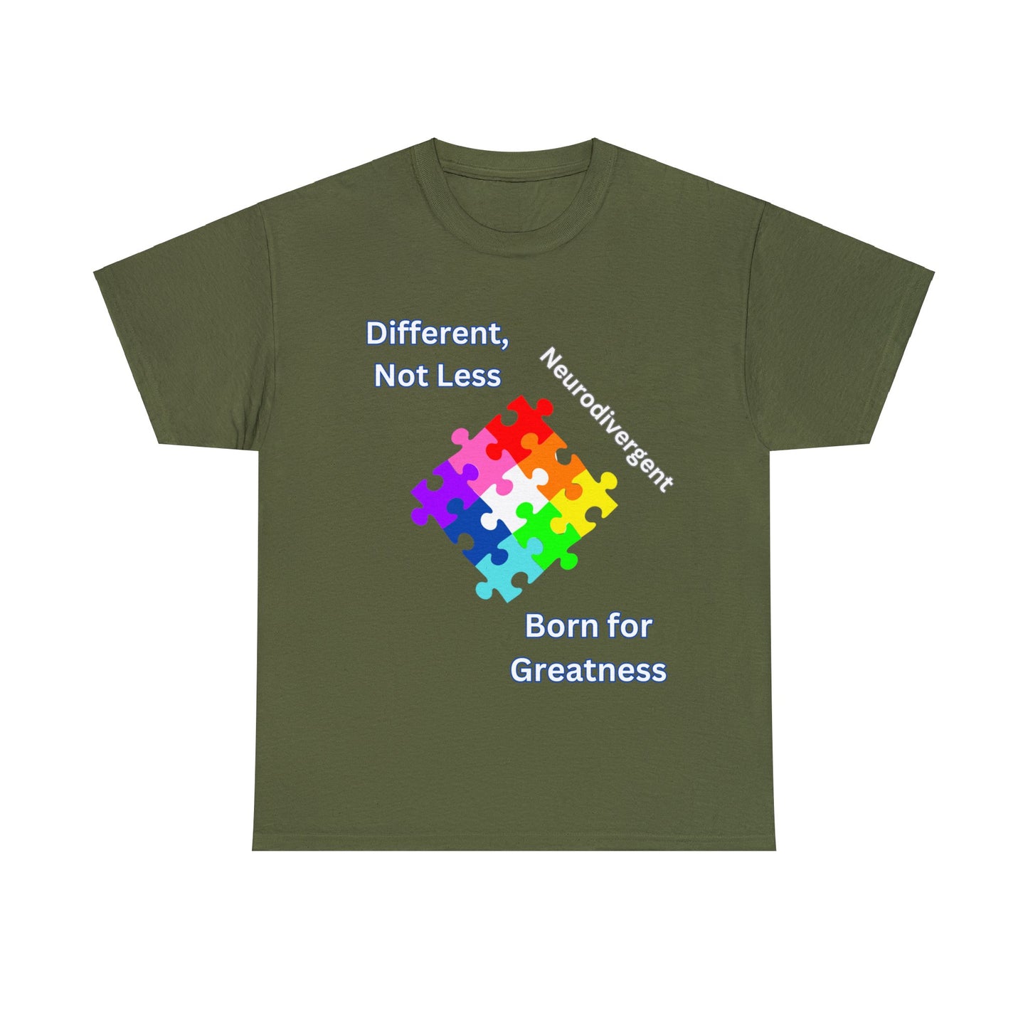 Different Not Less Unisex Heavy Cotton Tee