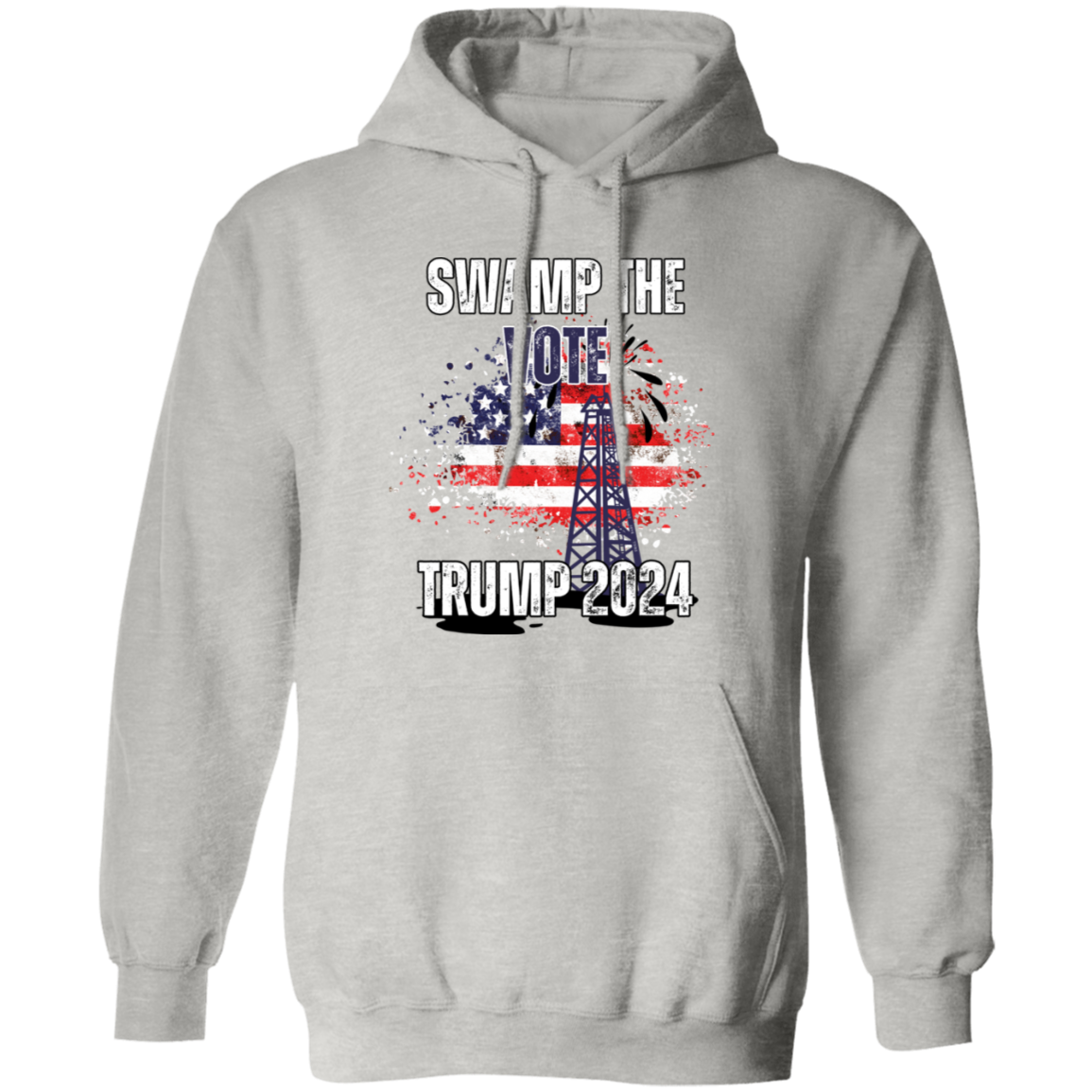 Trump 2024 Swamp the Vote  Hoodie