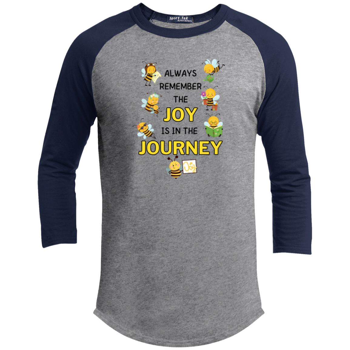 Kids Joy is in the Journey Raglan, 5.2oz 100% Cotton, YXS-YXL