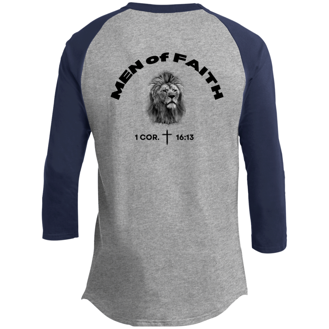 Men of Faith Raglan Sleeve Shirt