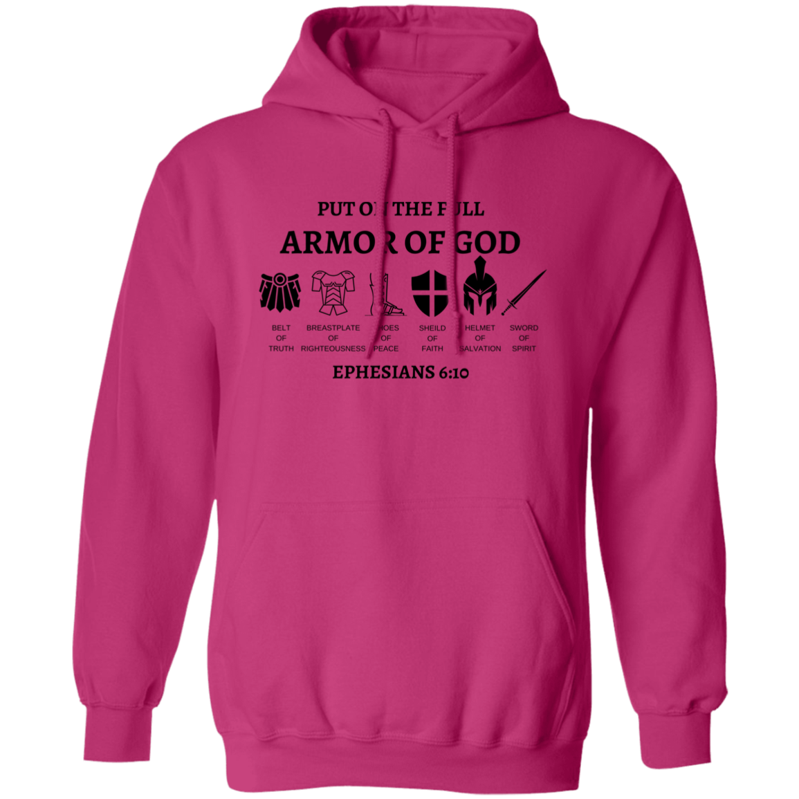Armor Of GOD Pullover Hoodie S-5XL