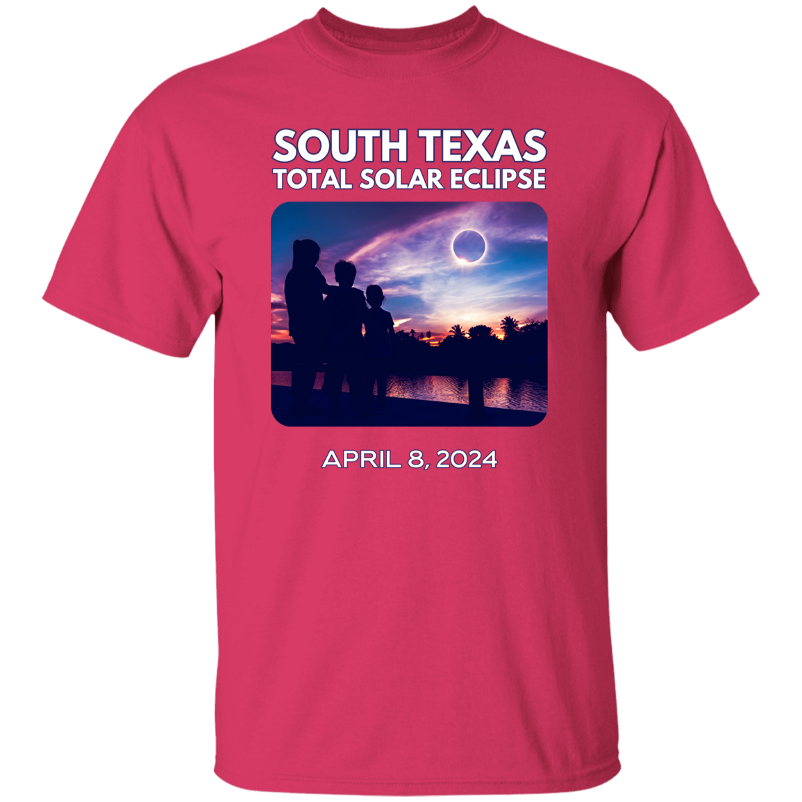 South TX Totality Front and Back Men's or Women's T-shirt