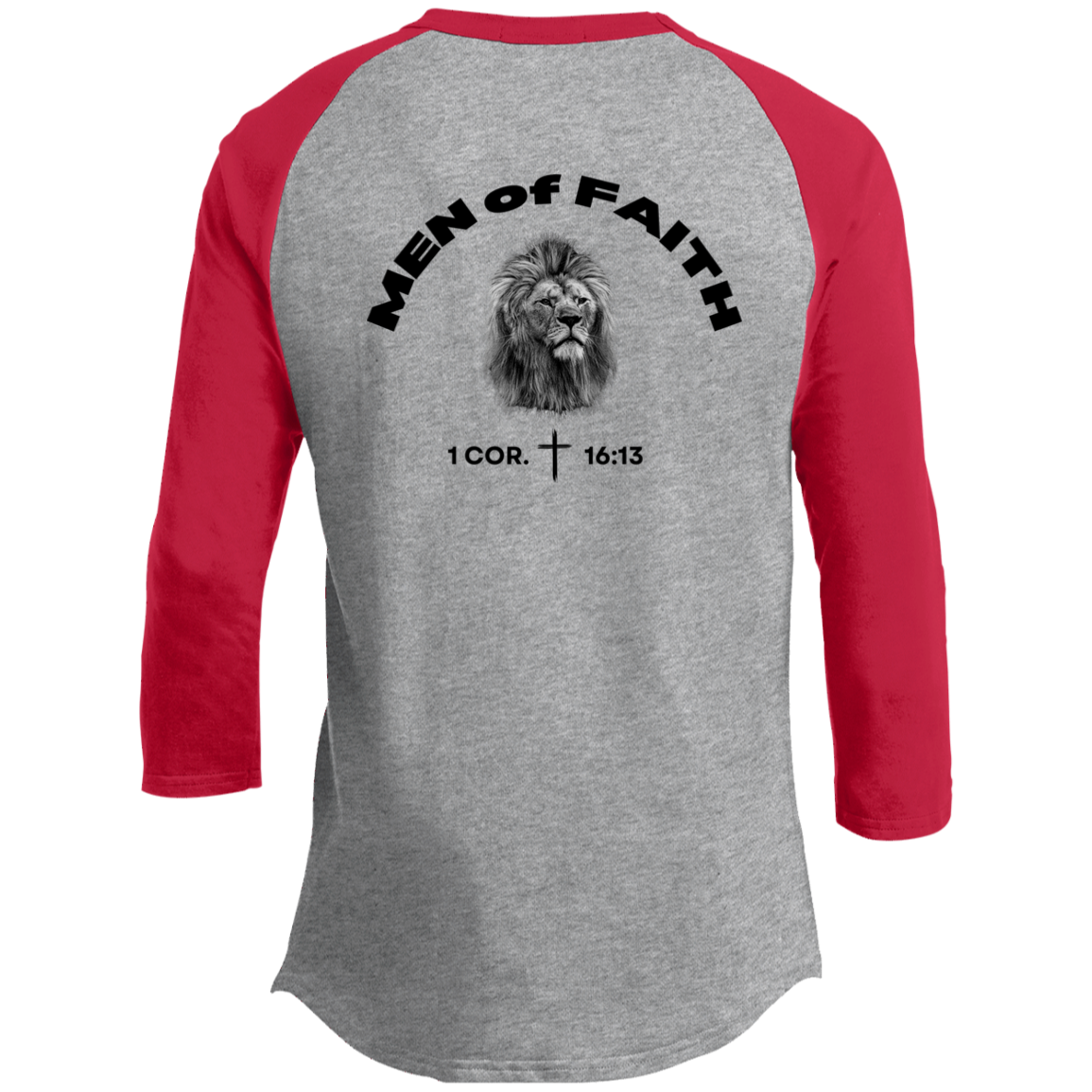 Men of Faith Raglan Sleeve Shirt