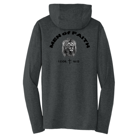 Men of Faith Triblend T-Shirt Hoodie