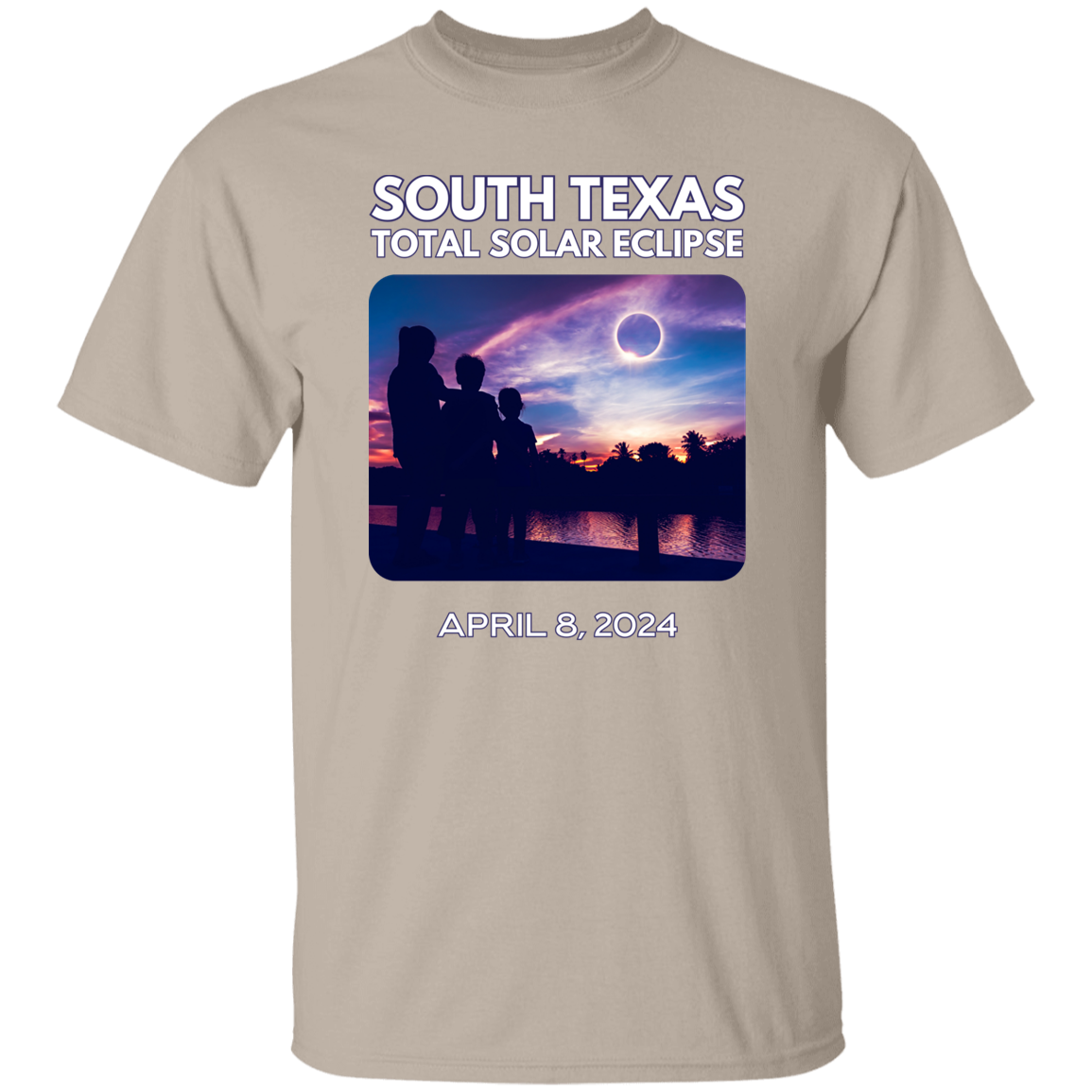 South TX Totality Front and Back Men's or Women's T-shirt