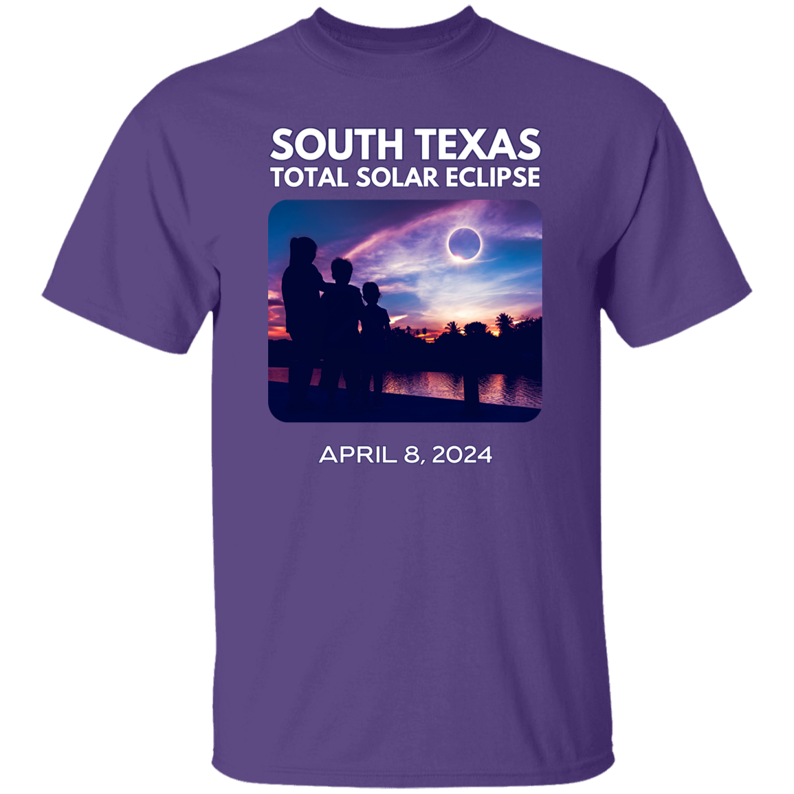 South TX Totality Front and Back Men's or Women's T-shirt