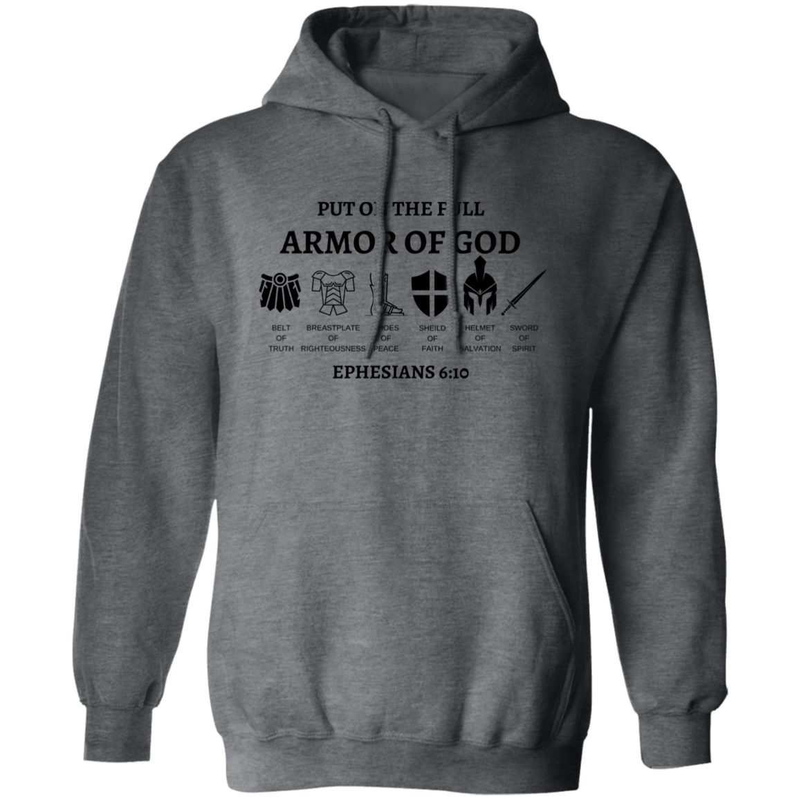 Armor Of GOD Pullover Hoodie S-5XL