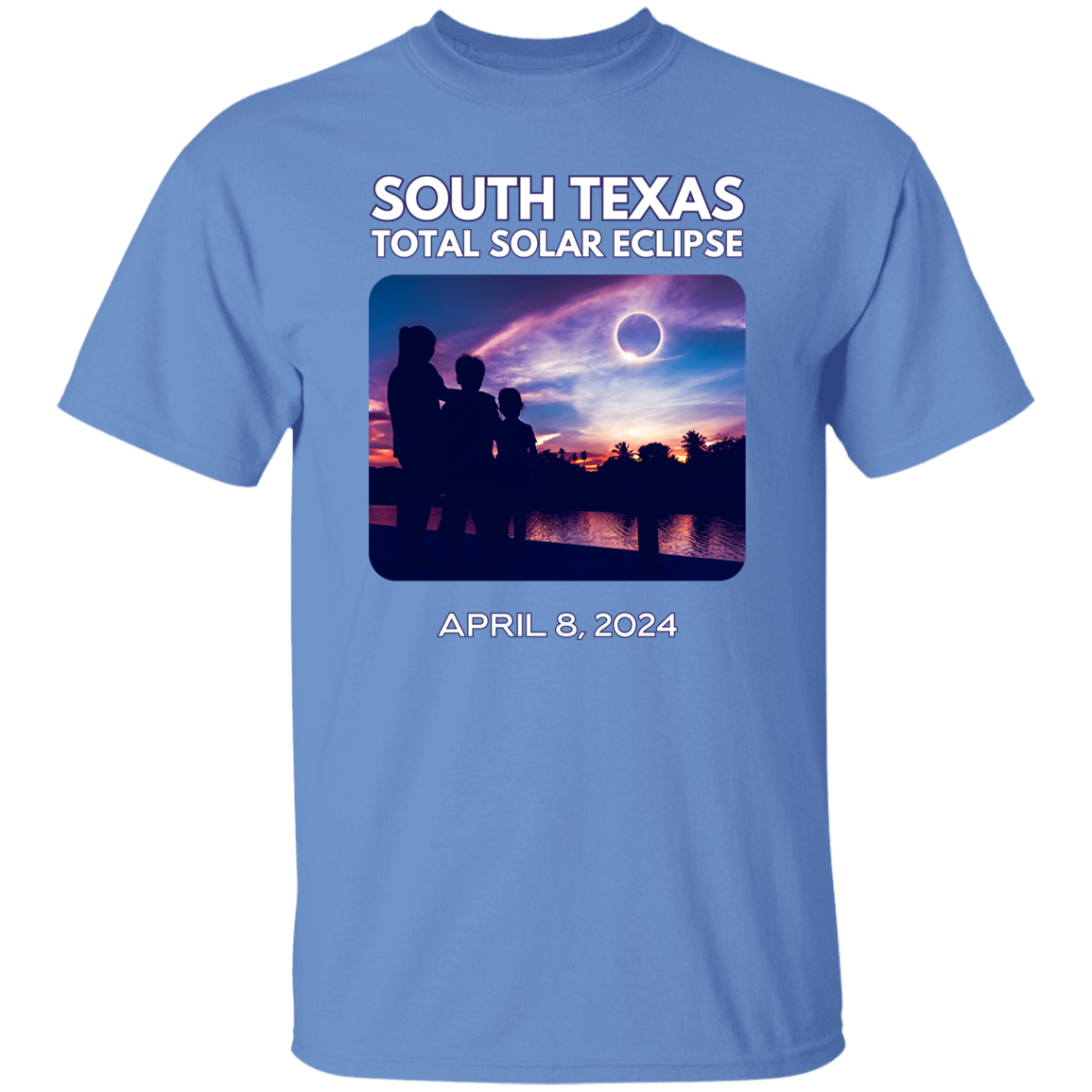 South TX Totality Front and Back Men's or Women's T-shirt