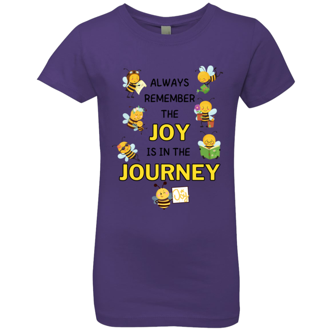 Girls Joy is in the Journey Princess T-shirt, Size YXS - YXL