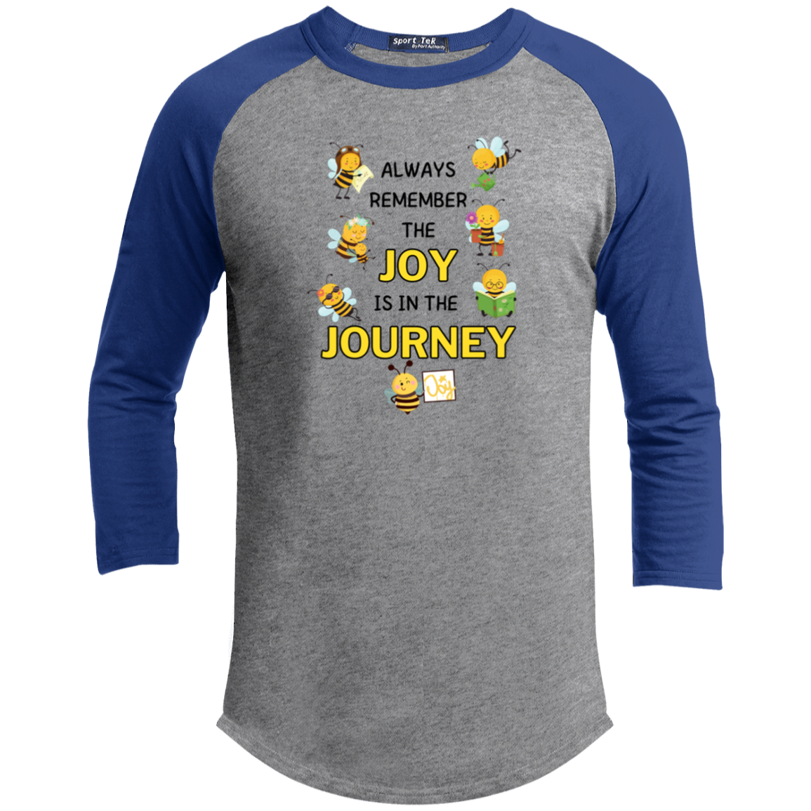 Kids Joy is in the Journey Raglan, 5.2oz 100% Cotton, YXS-YXL