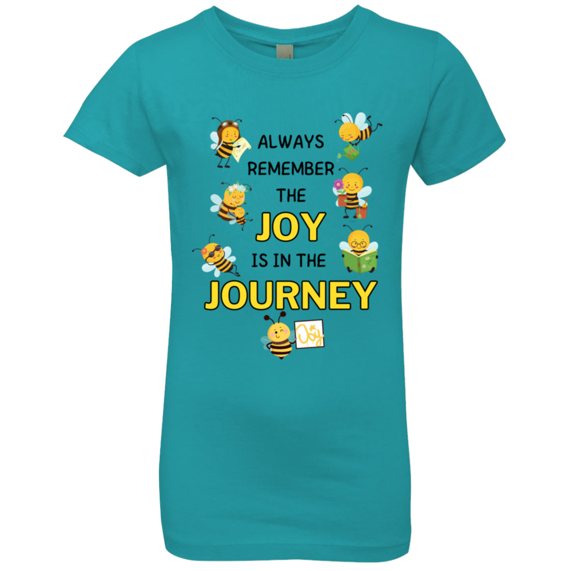 Girls Joy is in the Journey Princess T-shirt, Size YXS - YXL