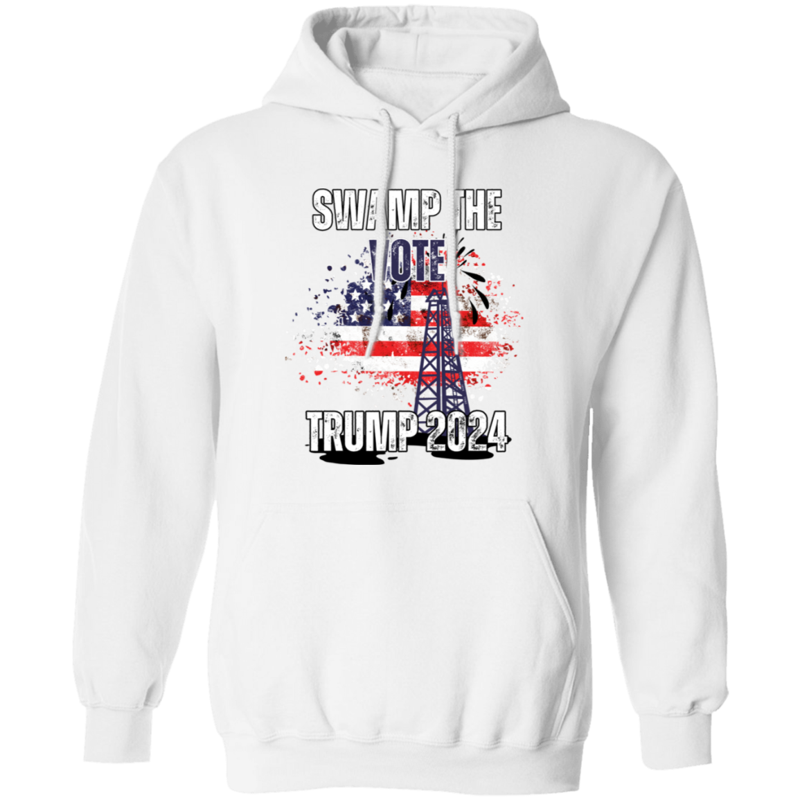 Trump 2024 Swamp the Vote  Hoodie