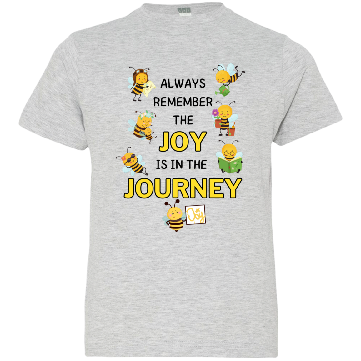 Kids Joy is in the Journey, 4.5 oz 100% Cotton, Size YXS-YXL