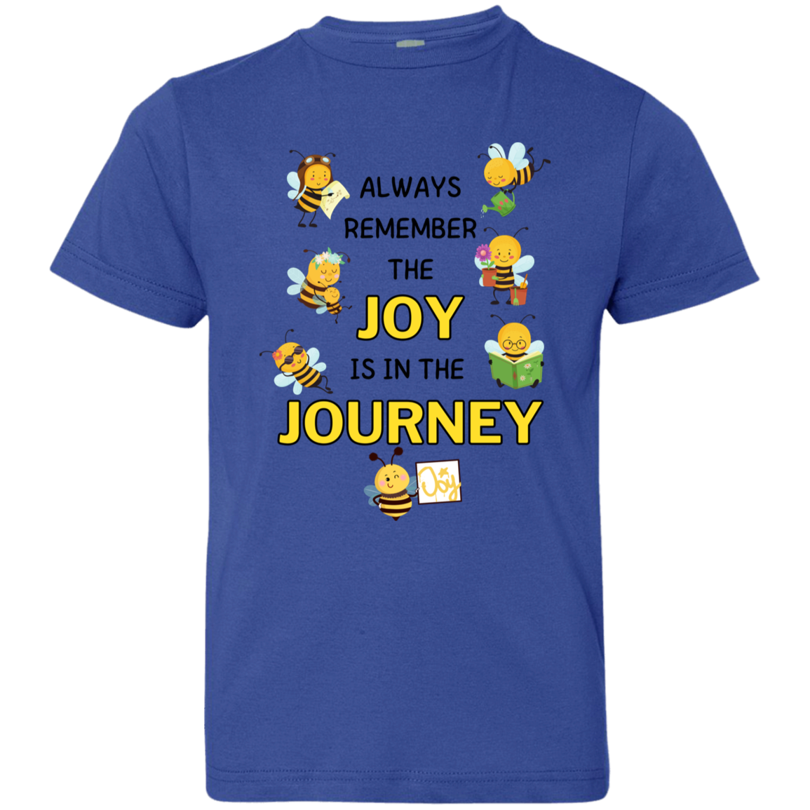 Kids Joy is in the Journey, 4.5 oz 100% Cotton, Size YXS-YXL