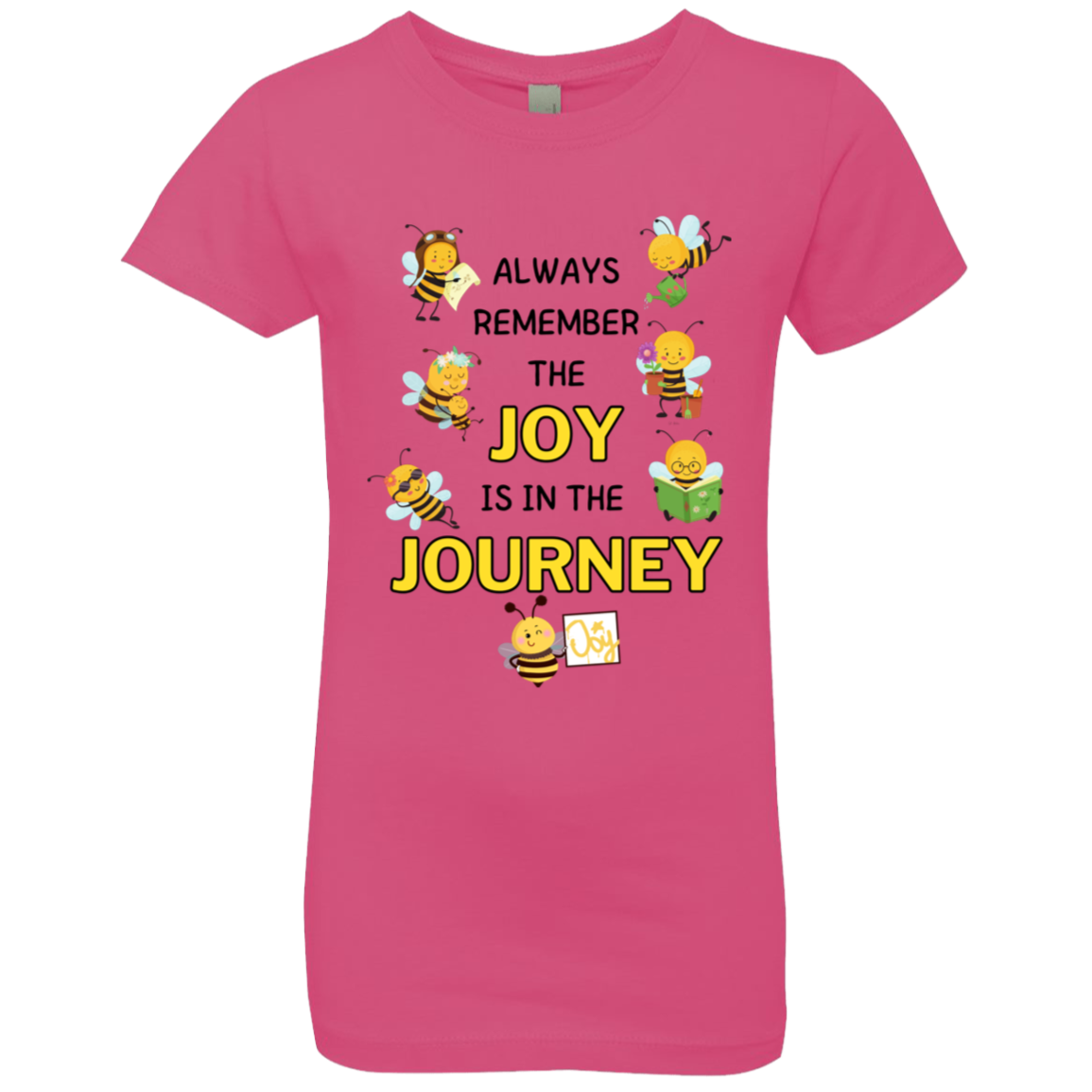 Girls Joy is in the Journey Princess T-shirt, Size YXS - YXL