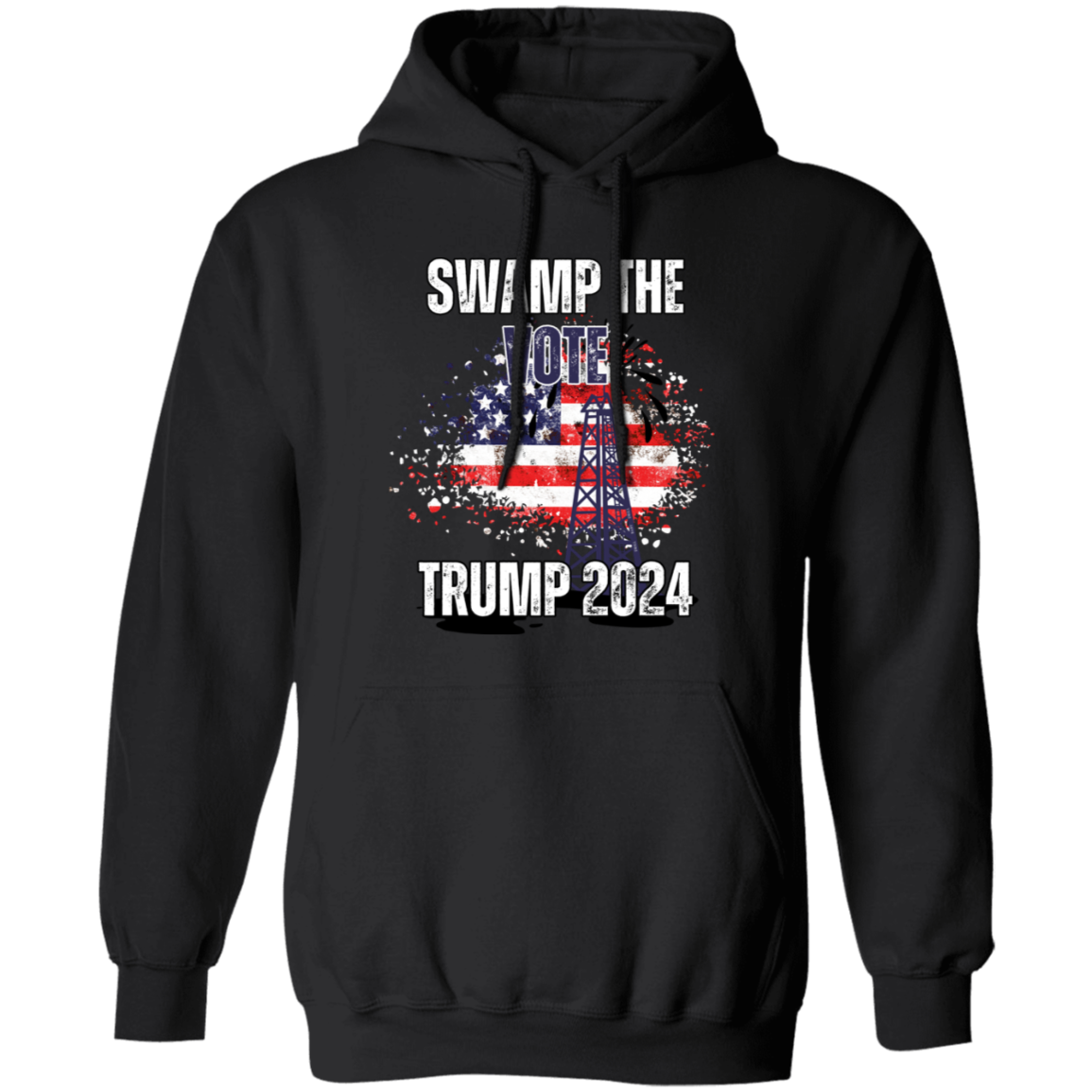 Trump 2024 Swamp the Vote  Hoodie