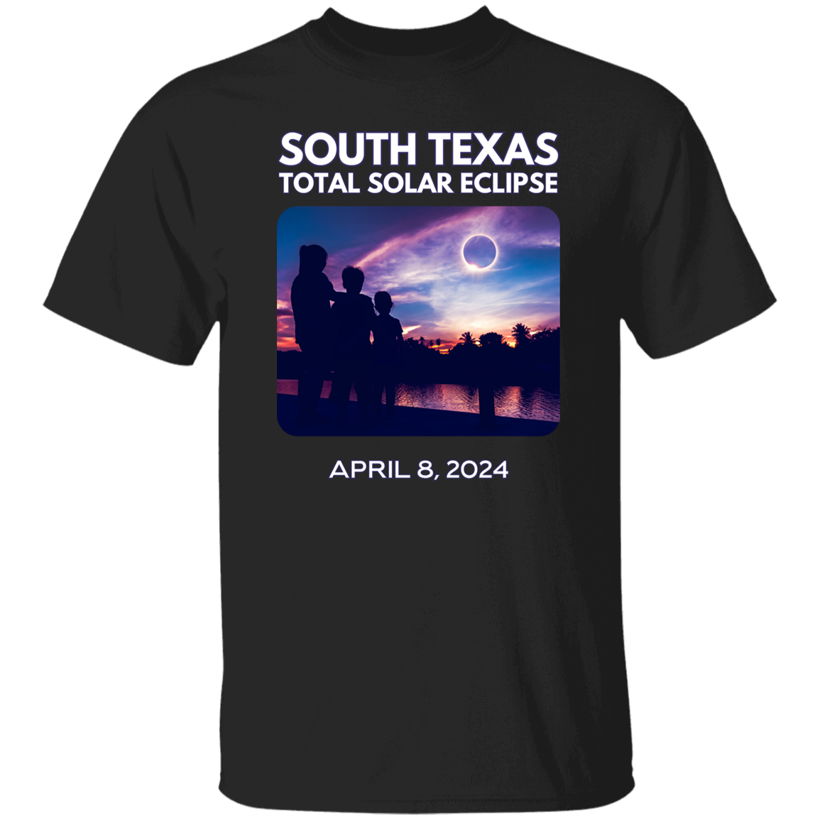 South TX Totality Front and Back Men's or Women's T-shirt