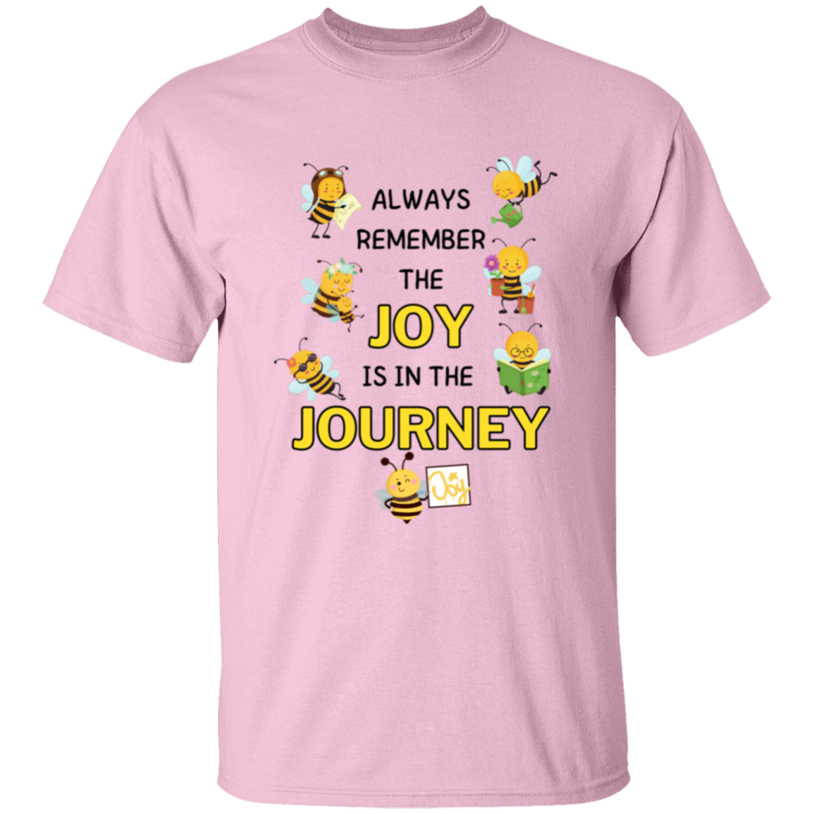 Kids Joy is in the Journey, 5.3 oz !00% Cotton T-shirt, Size YXS - YXL