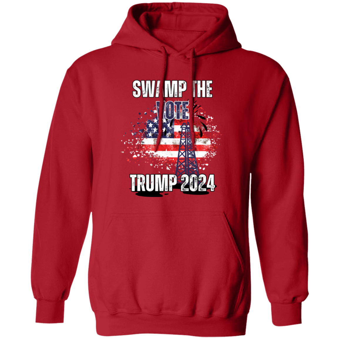 Trump 2024 Swamp the Vote  Hoodie