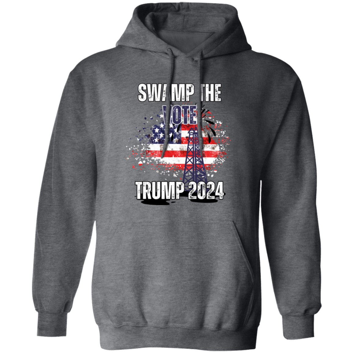 Trump 2024 Swamp the Vote  Hoodie