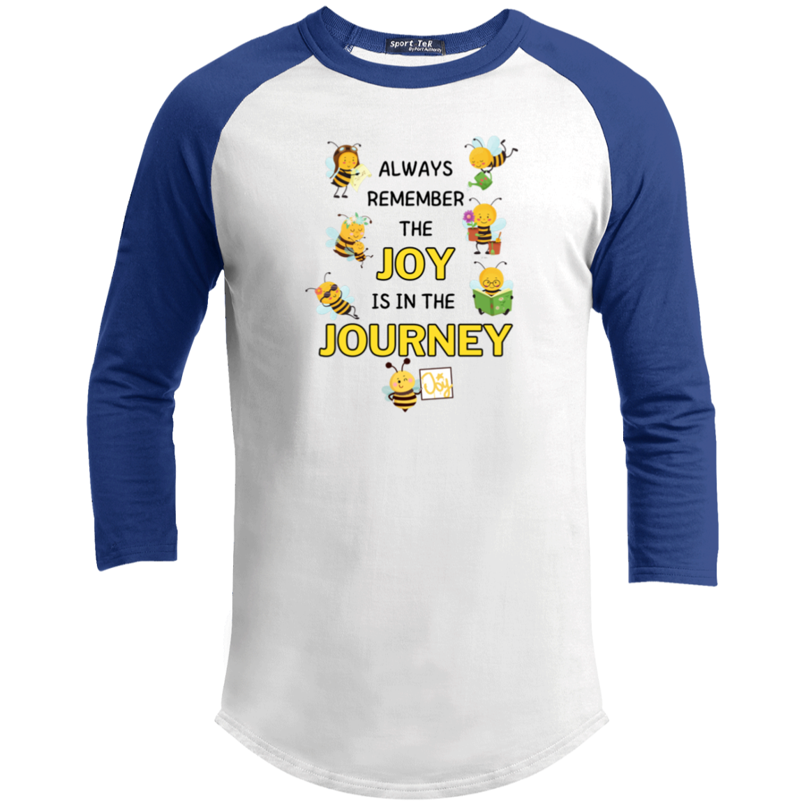 Kids Joy is in the Journey Raglan, 5.2oz 100% Cotton, YXS-YXL