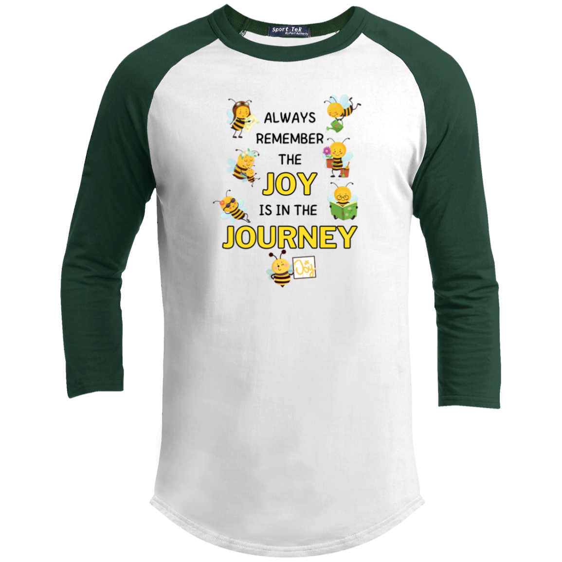 Kids Joy is in the Journey Raglan, 5.2oz 100% Cotton, YXS-YXL