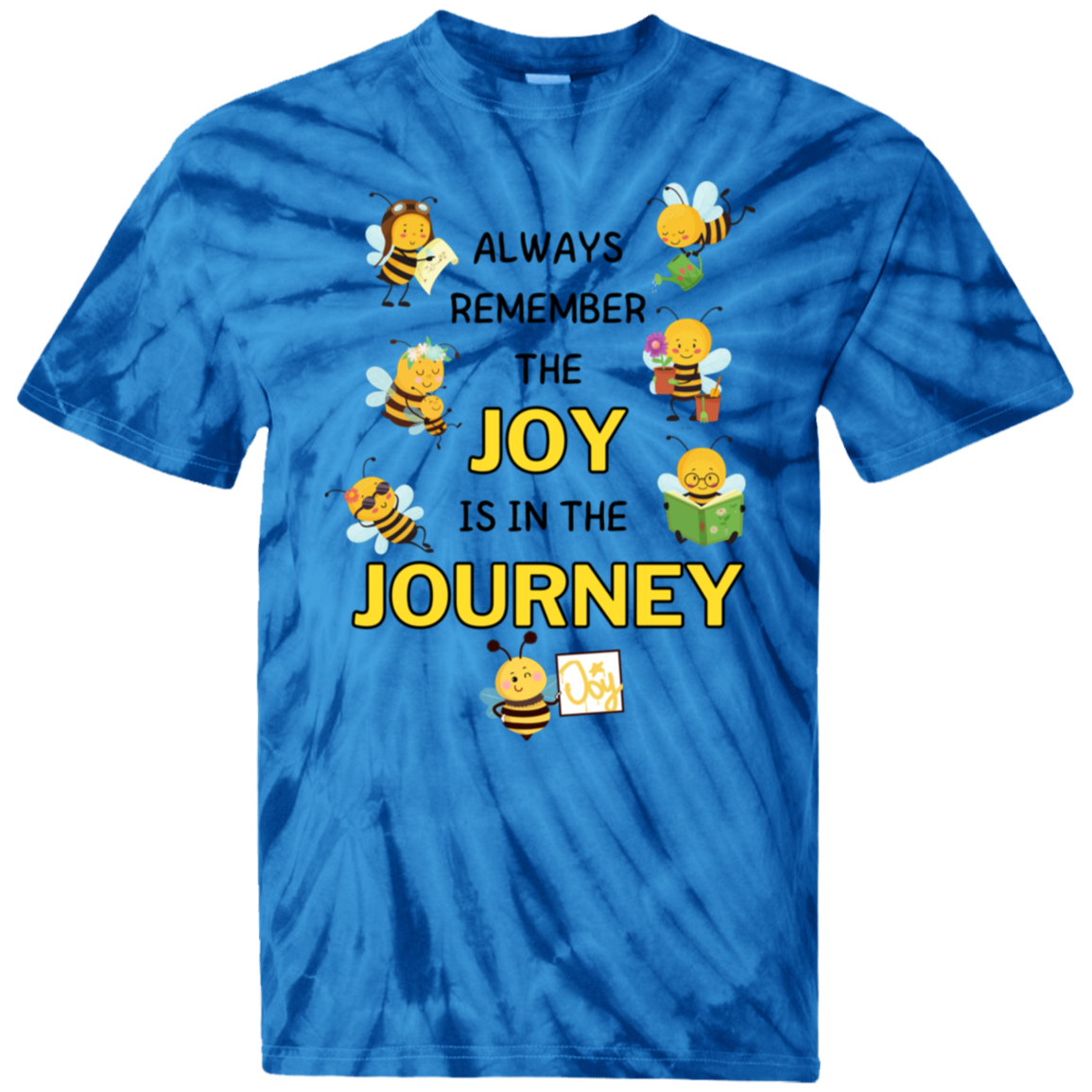 Kids Joy is in the Journey Tie-Dye 100% Cotton, Size YXS-YL