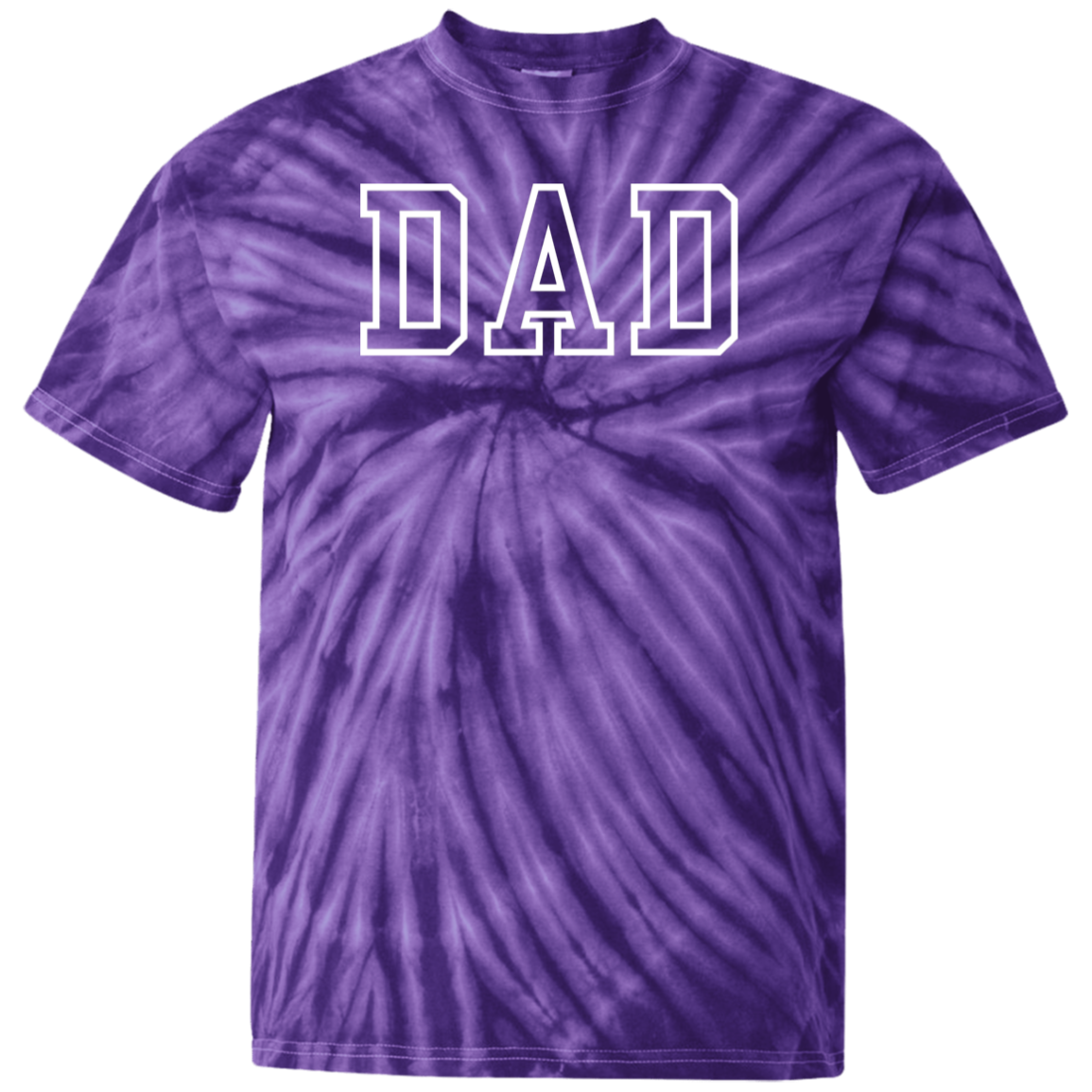 DAD 100% Cotton Tie-Dye T-Shirt