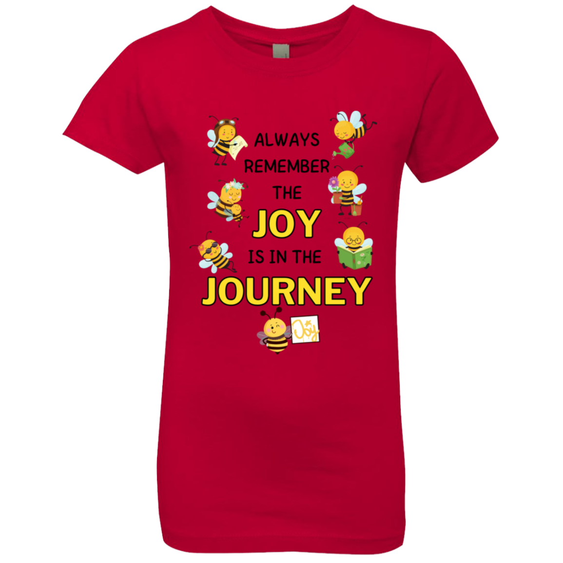 Girls Joy is in the Journey Princess T-shirt, Size YXS - YXL