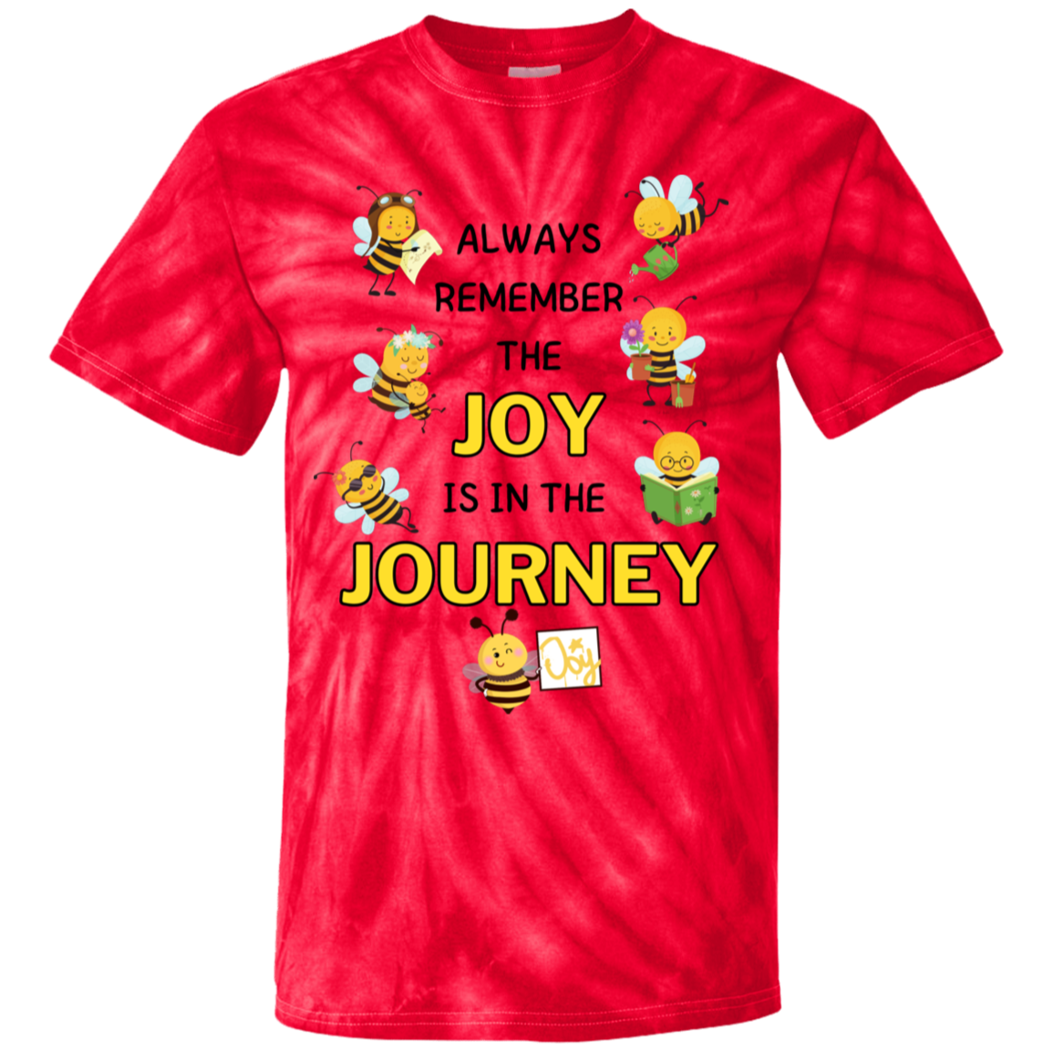 Kids Joy is in the Journey Tie-Dye 100% Cotton, Size YXS-YL