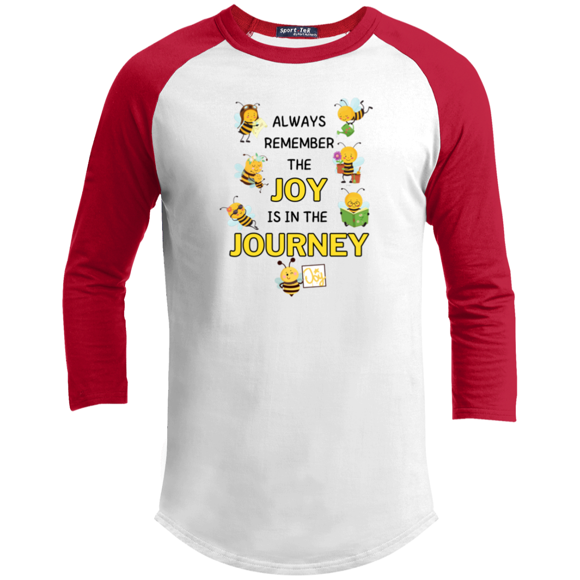 Kids Joy is in the Journey Raglan, 5.2oz 100% Cotton, YXS-YXL