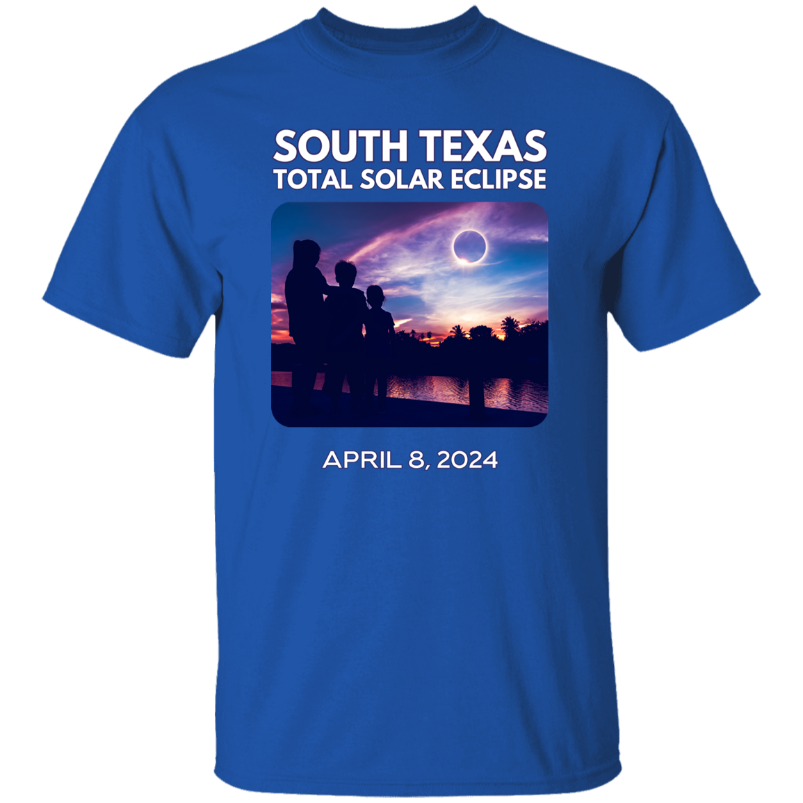 South TX Totality Front and Back Men's or Women's T-shirt