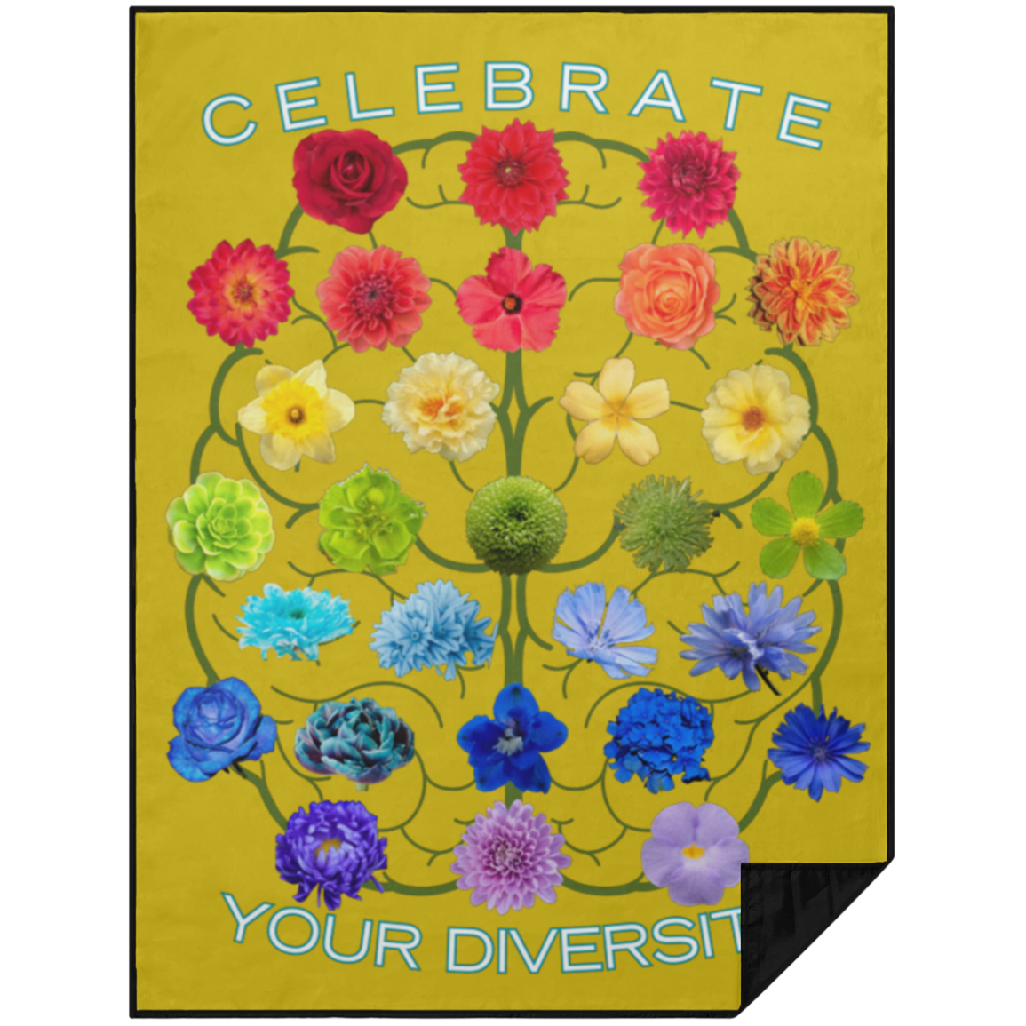 CELEBRATE Your Diversity Picnic Blanket 60X80