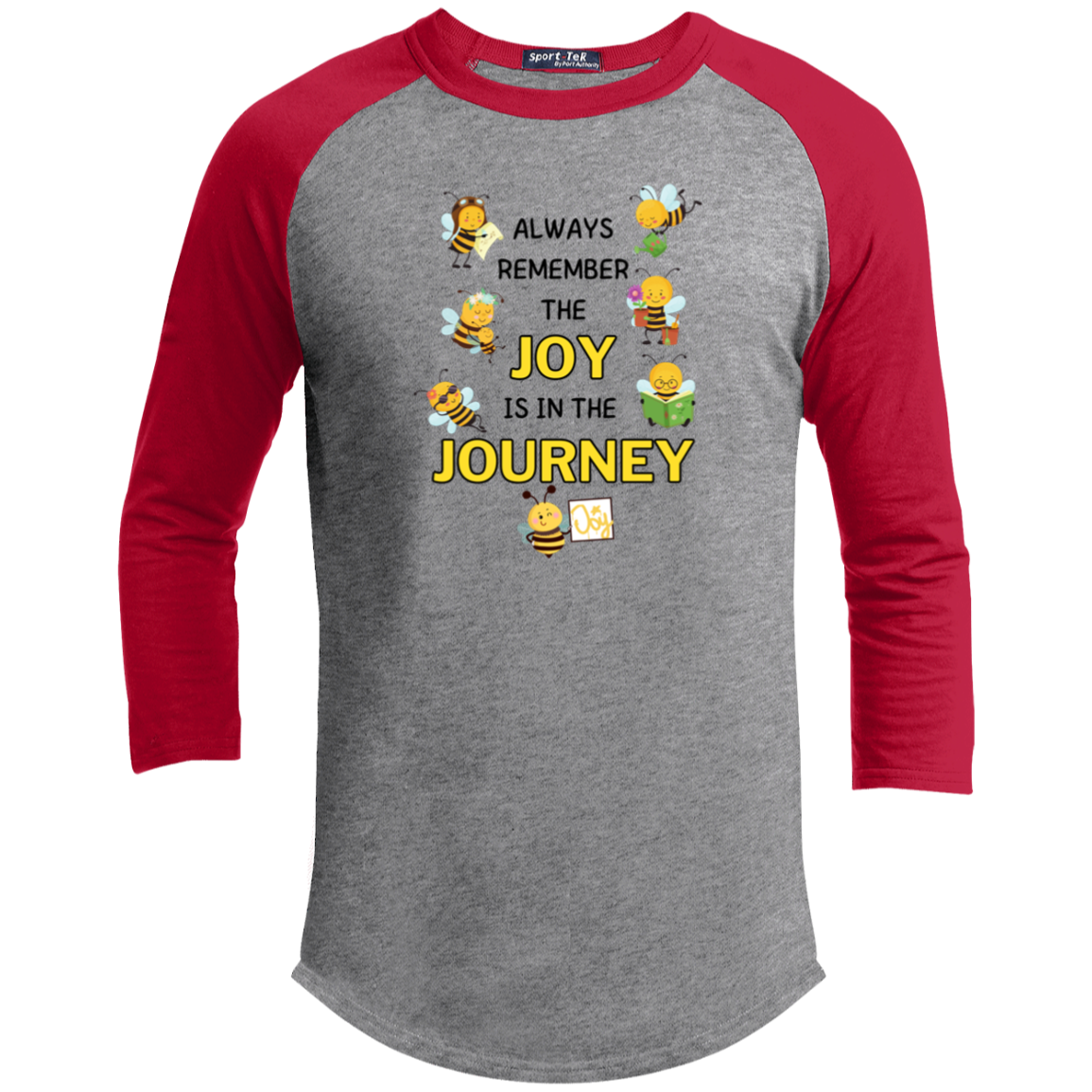 Kids Joy is in the Journey Raglan, 5.2oz 100% Cotton, YXS-YXL