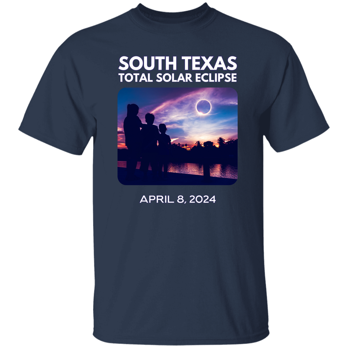 South TX Totality Front and Back Men's or Women's T-shirt