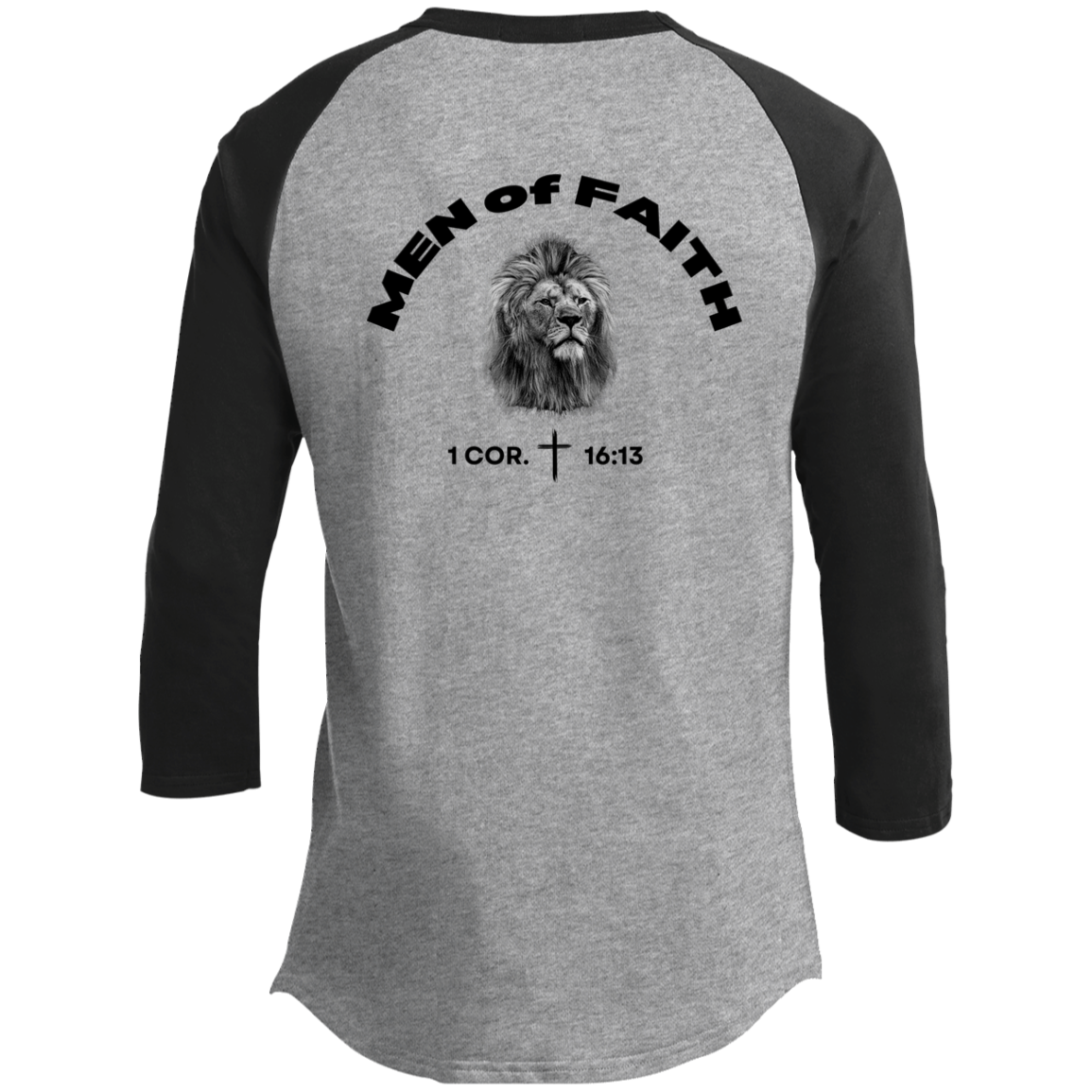 Men of Faith Raglan Sleeve Shirt