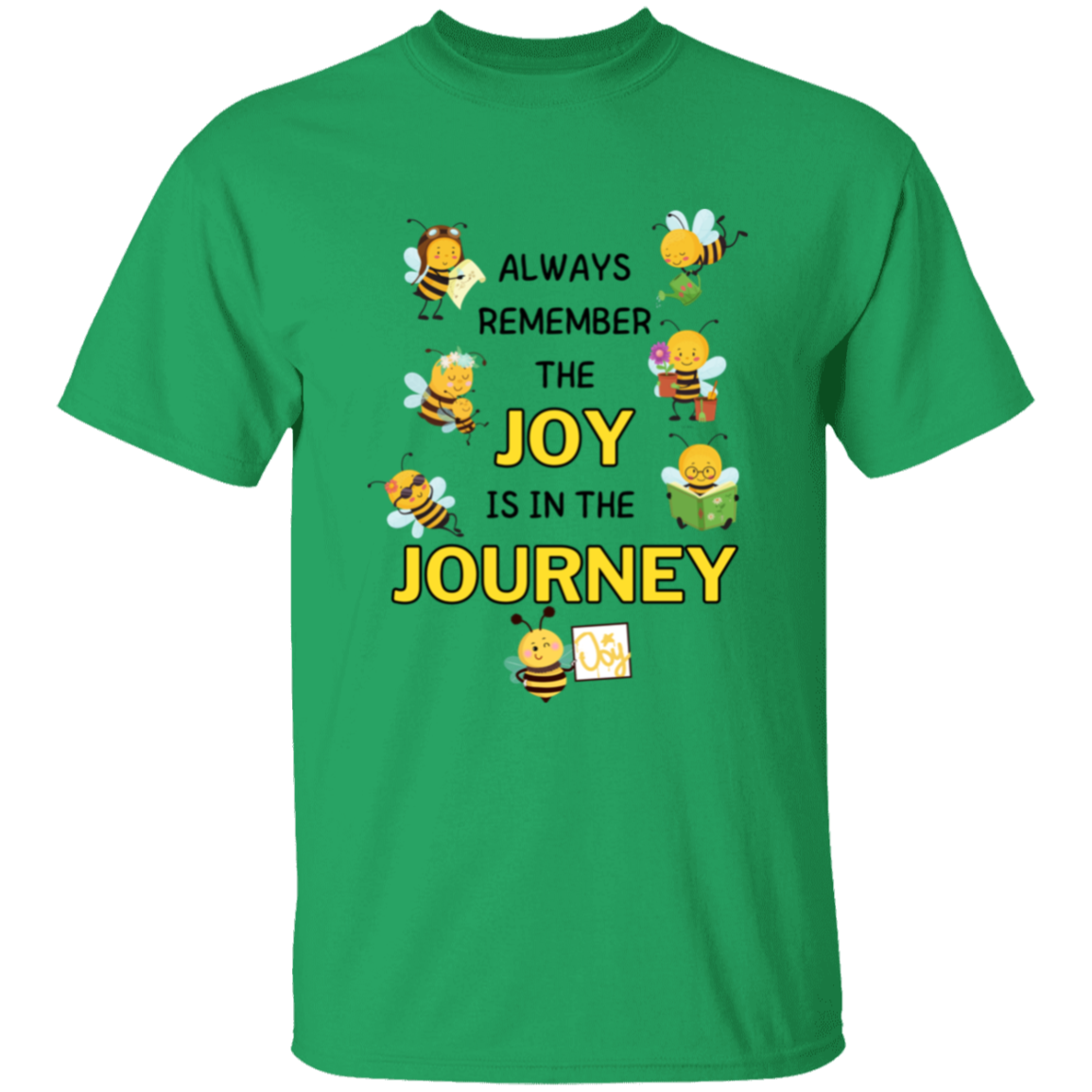 Kids Joy is in the Journey, 5.3 oz !00% Cotton T-shirt, Size YXS - YXL