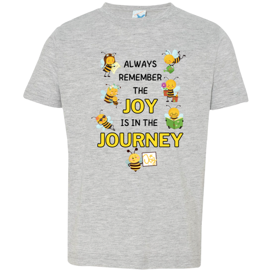 Kids Joy is in the Journey, 4.5 oz !00% Fine Jersey Size 2T - 5/6