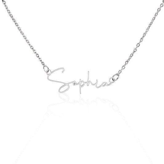 Beautiful Signature Style Personalized Necklace