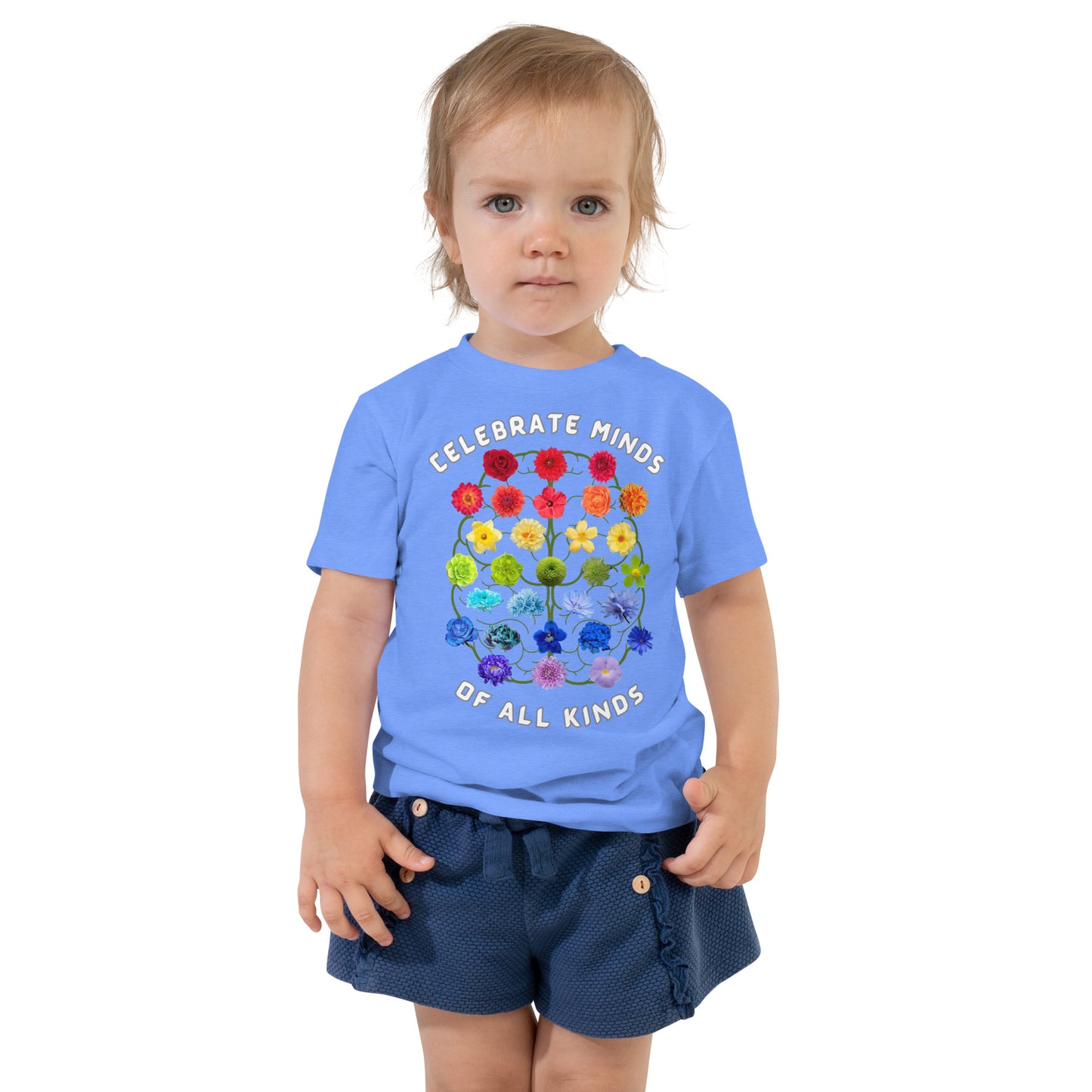 Celebrate Minds Of All Kinds Toddler Short Sleeve Tee