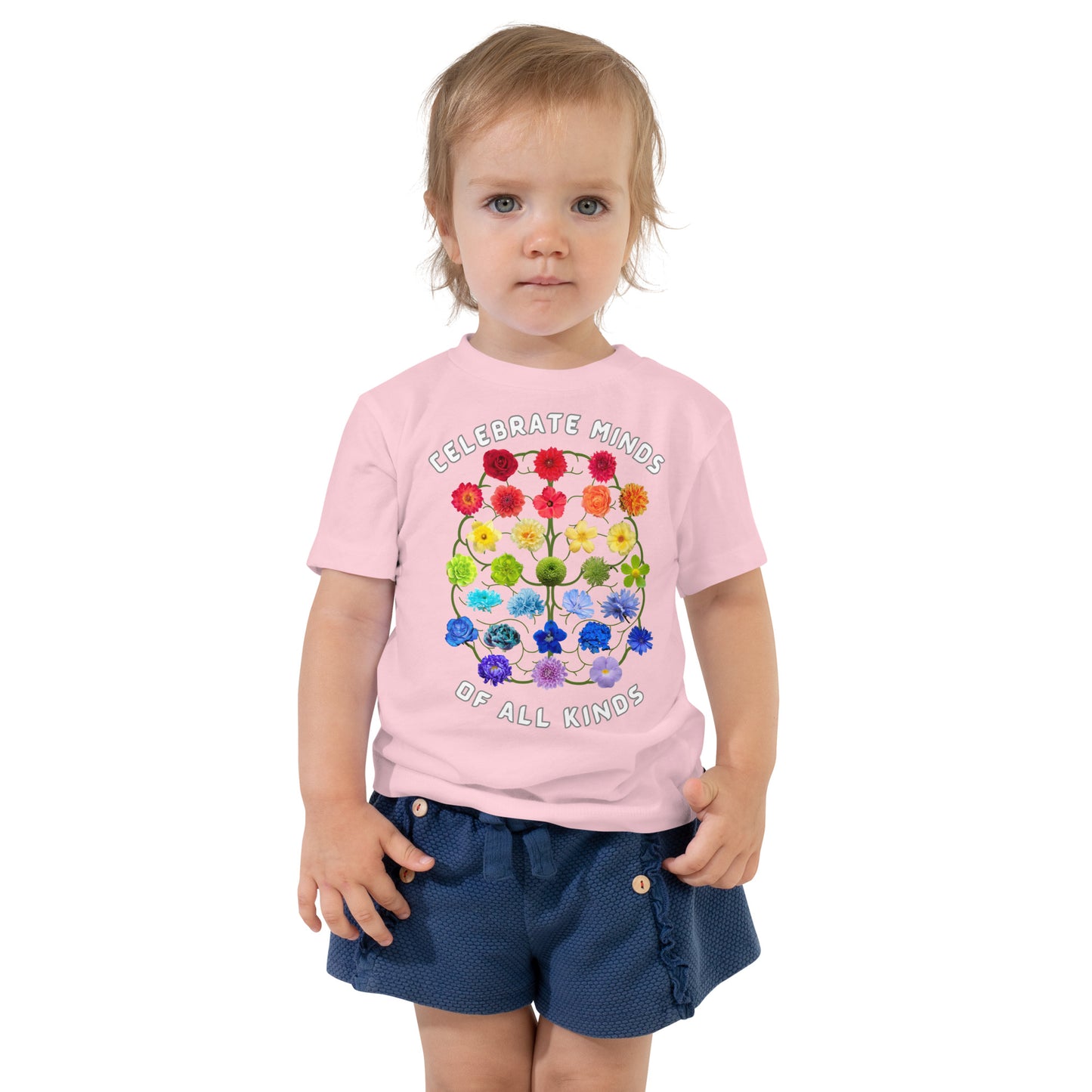 Celebrate Minds Of All Kinds Toddler Short Sleeve Tee