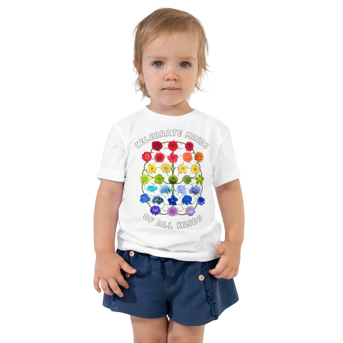 Celebrate Minds Of All Kinds Toddler Short Sleeve Tee