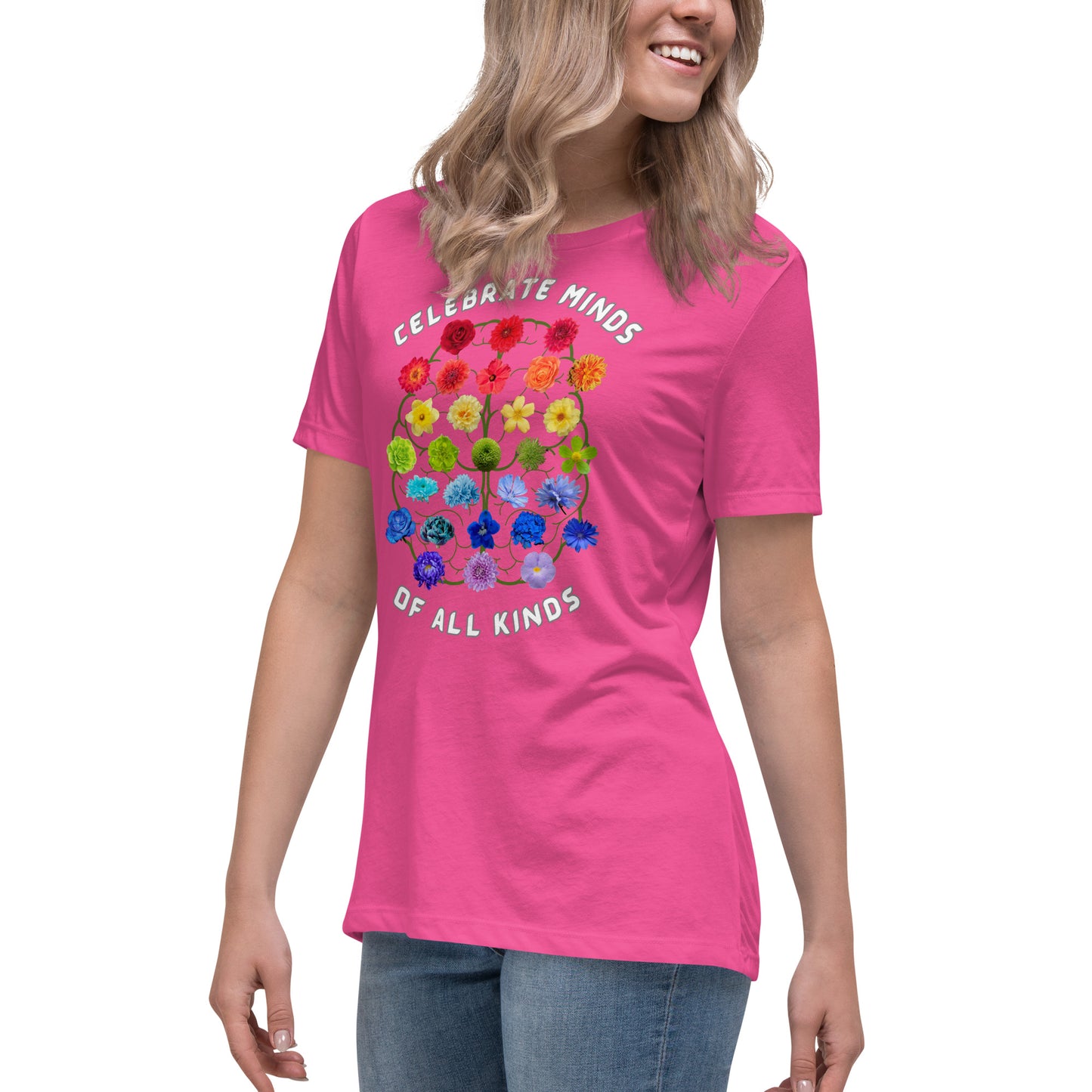 Celebrate Minds Of All Kinds Women's Relaxed T-Shirt