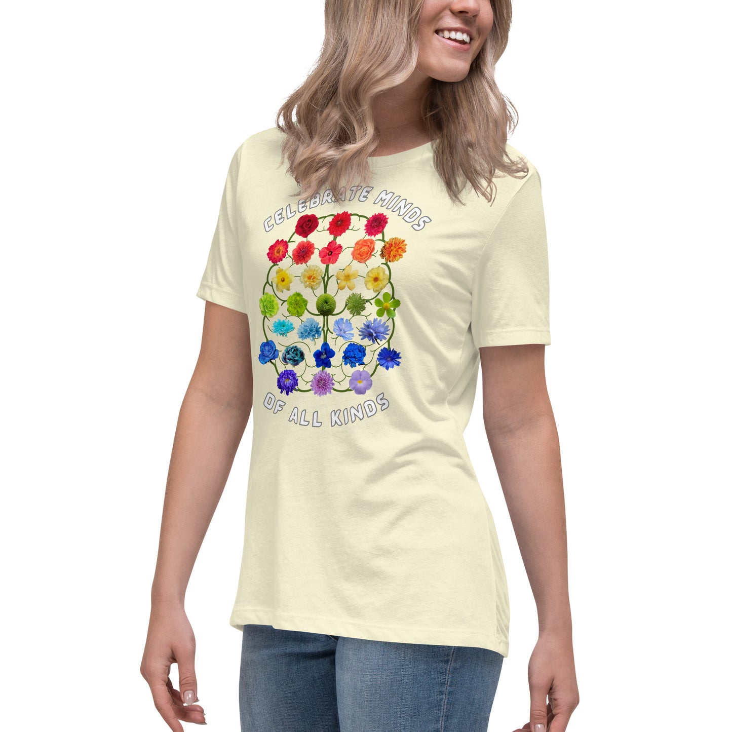 Celebrate Minds Of All Kinds Women's Relaxed T-Shirt