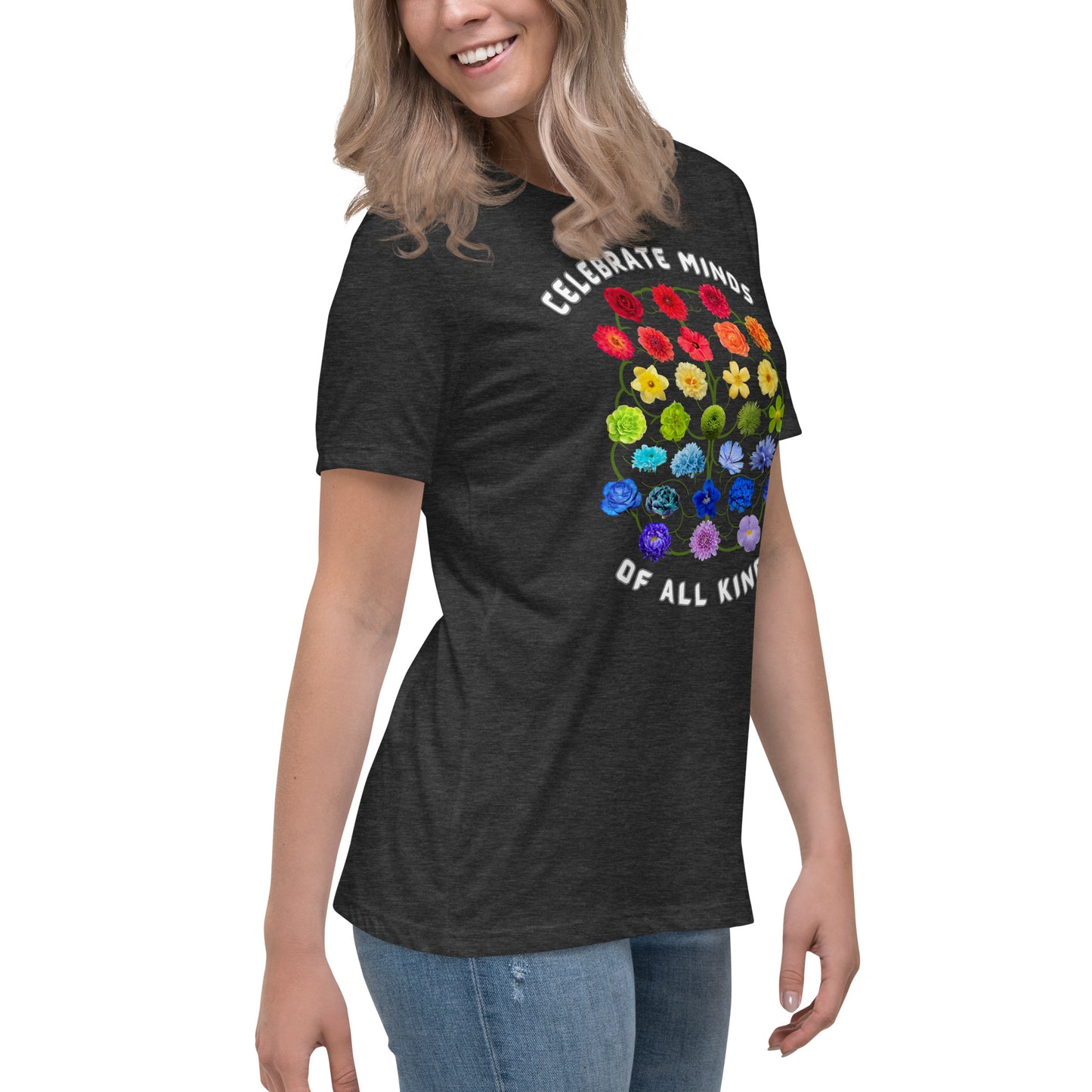 Celebrate Minds Of All Kinds Women's Relaxed T-Shirt