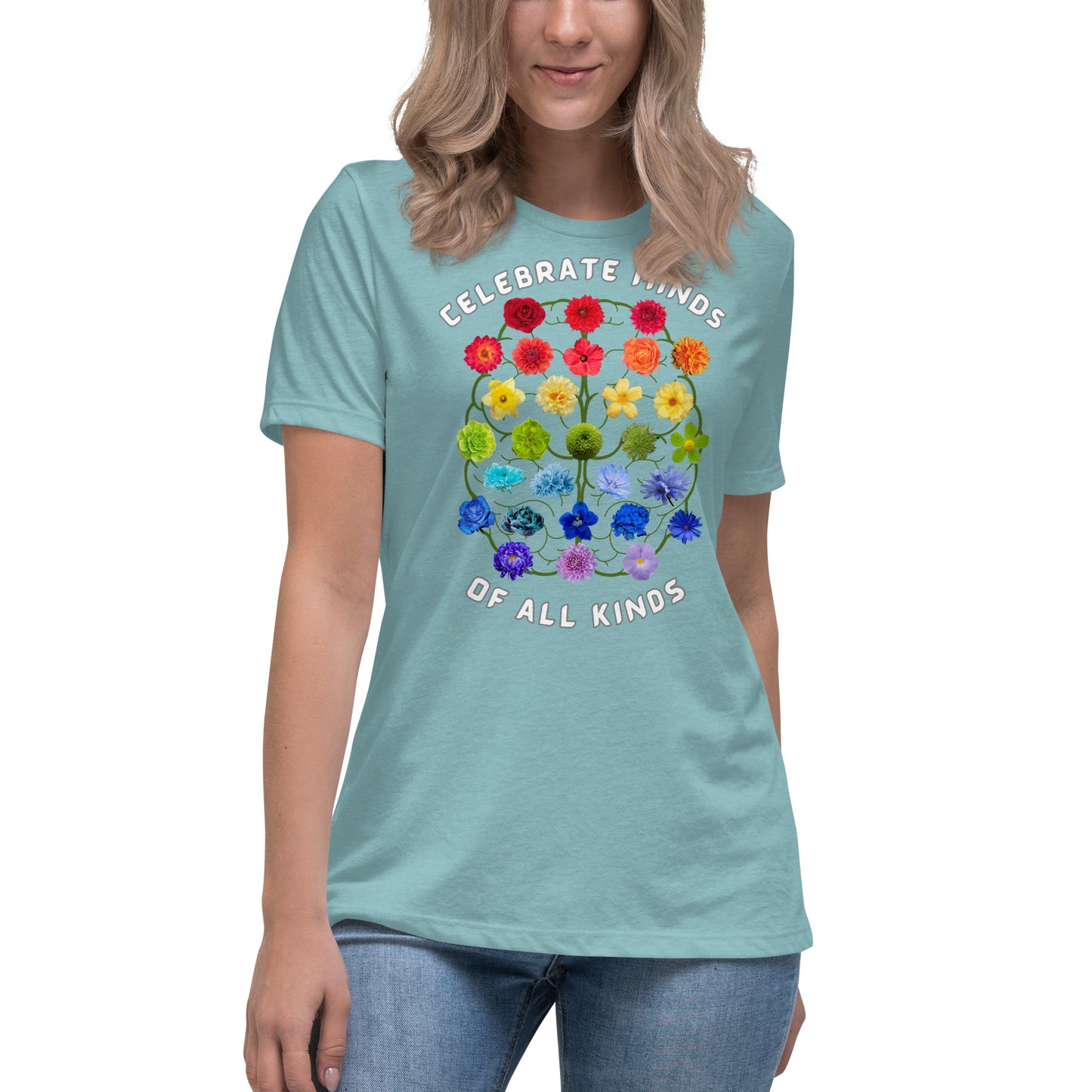 Celebrate Minds Of All Kinds Women's Relaxed T-Shirt