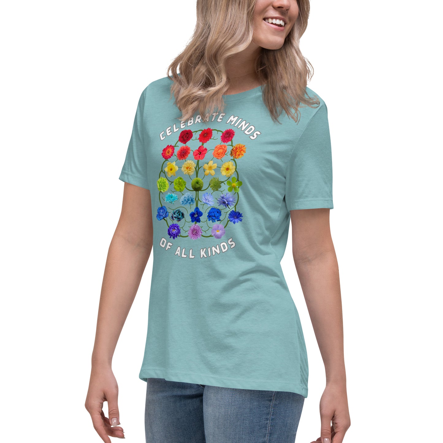 Celebrate Minds Of All Kinds Women's Relaxed T-Shirt