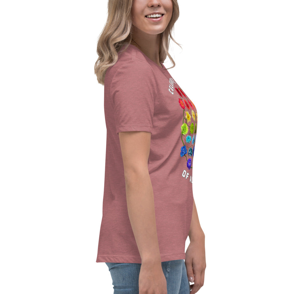 Celebrate Minds Of All Kinds Women's Relaxed T-Shirt