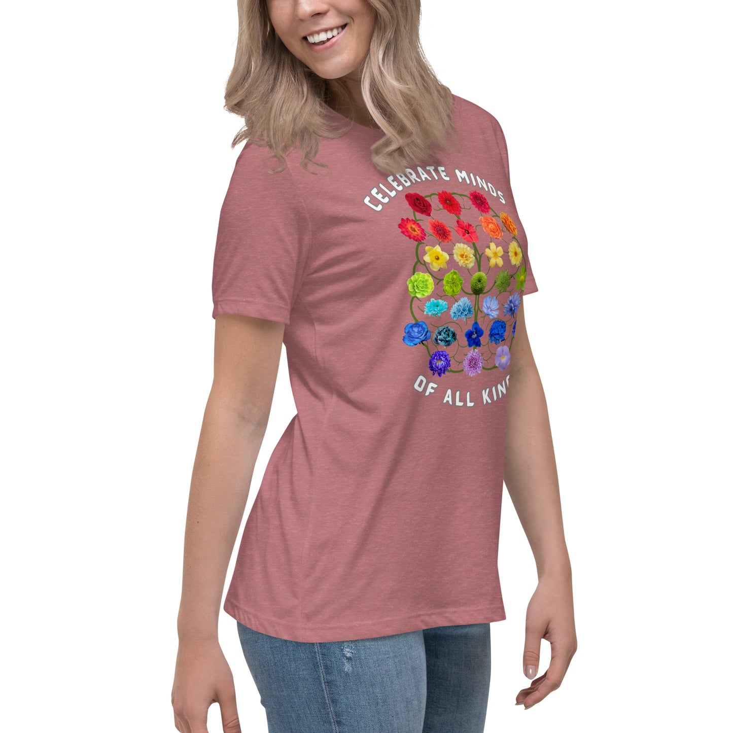 Celebrate Minds Of All Kinds Women's Relaxed T-Shirt